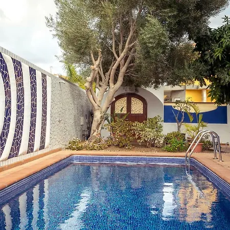 The Blue House In Maspalomas